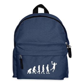 Basketball Evolution! - Kids' Backpack - navy - Front