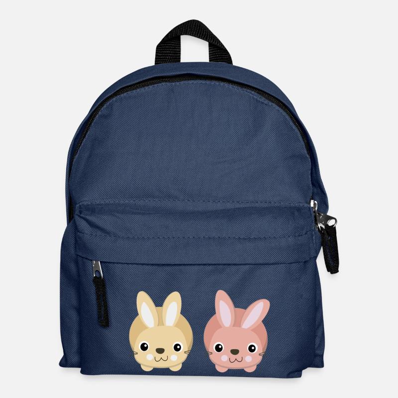 bunnies - Kids' Backpack - navy