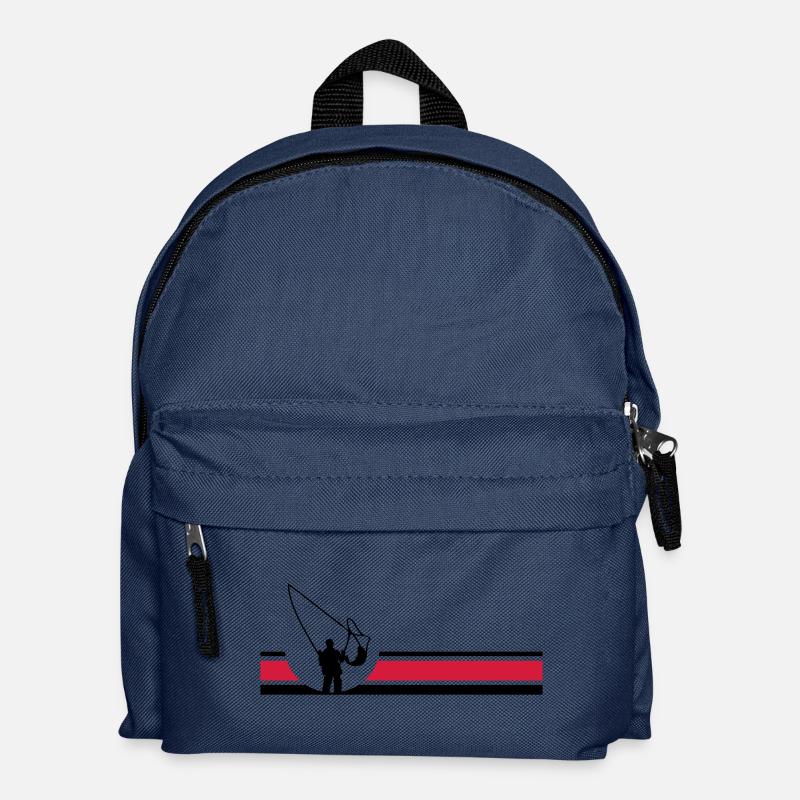 Fliegenfischen - Kinder Rucksack - Navy