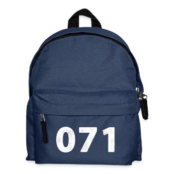 071 Leiden Zoeterwoude Voorschoten Noordwijk - Sac à dos Enfant - bleu marine - Devant