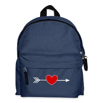 Red Heart - Kids' Backpack - navy - Front