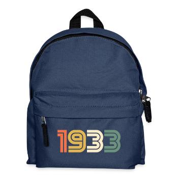 Sport Jahrgang 1933 - Kinder Rucksack - Navy - Vorne