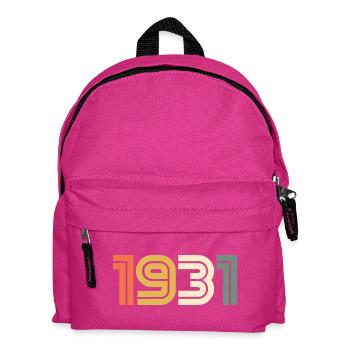 Sport Jahrgang 1931 - Kinder Rucksack - Fuchsia - Vorne