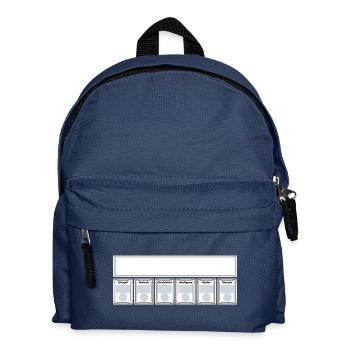 Stat Sheet - Kids' Backpack - navy - Front