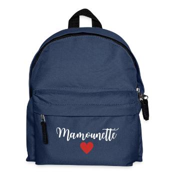 Mamounette - Sac à dos Enfant - bleu marine - Devant