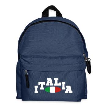Italia Italian Flag - Kids' Backpack - navy - Front