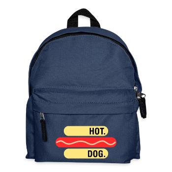 Hot-Dog Fast Foodie Food Food Lover idée de cadeau - Sac à dos Enfant - bleu marine - Devant