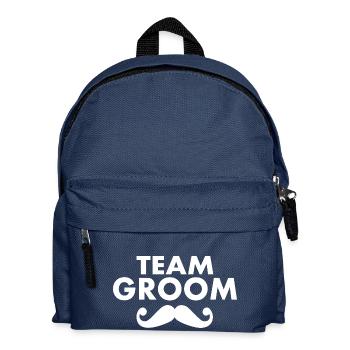 Team groom - Kids' Backpack - navy - Front