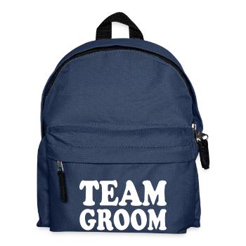 Team groom - Kids' Backpack - navy - Front