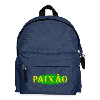 Paixao logo - Kids' Backpack - navy - Front