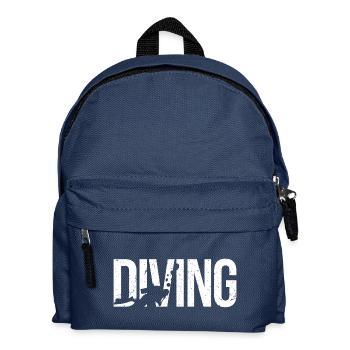 Funny Diving Diver Dive Shirt Diving - Kinder Rucksack - Navy - Vorne