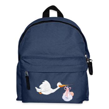 La cigogne apporte le bébé - Sac à dos Enfant - bleu marine - Devant