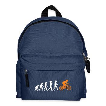 Evolution Bicycle Bicycle Cycling Gift cool - Kids' Backpack - navy - Front
