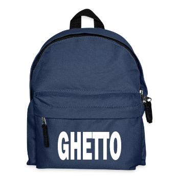 Ghetto - Kinder Rucksack - Navy - Vorne