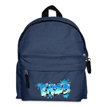 Graffiti Enzo Style - Sac à dos Enfant - bleu marine - Devant