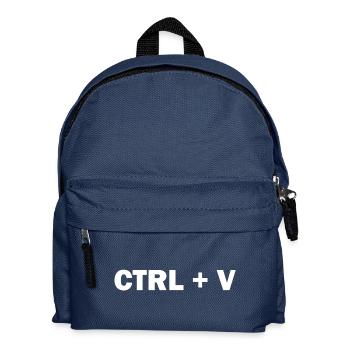 CTRL + V - Sac à dos Enfant - bleu marine - Devant