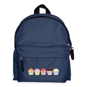 Cupcakes - Kids' Backpack - navy - Front