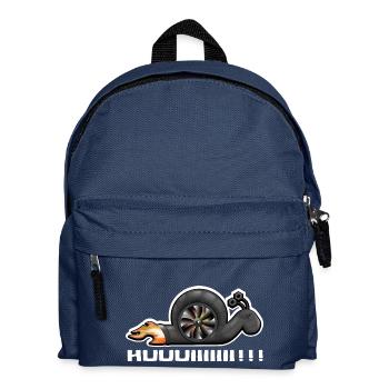 Turbocharger snail Huuiiii - Kids' Backpack - navy - Front