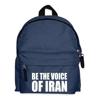 Be the voice of iran - Kids' Backpack - navy - Front