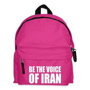 Be the voice of iran - Kids' Backpack - fuchsia - Front