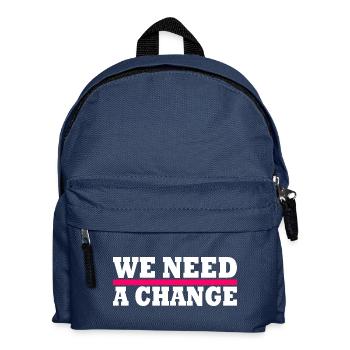 We need a change - Kinder Rucksack - Navy - Vorne