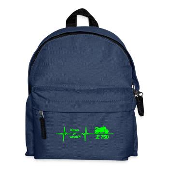 motorcycle - Kids' Backpack - navy - Front