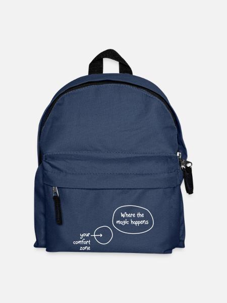 Where the magic happens, Sport, Laufen - Kinder Rucksack - Navy