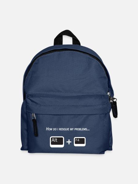 nerd story - Kids' Backpack - navy