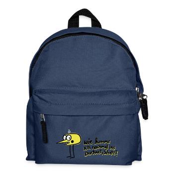 Comment puis-je retourner au Darknet, chérie? - Sac à dos Enfant - bleu marine - Devant