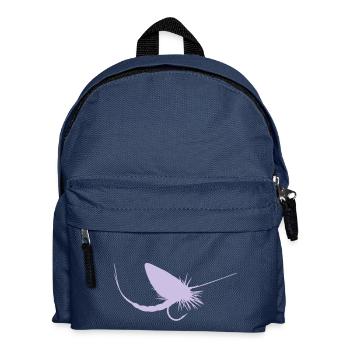 fly fishing - Kids' Backpack - navy - Front