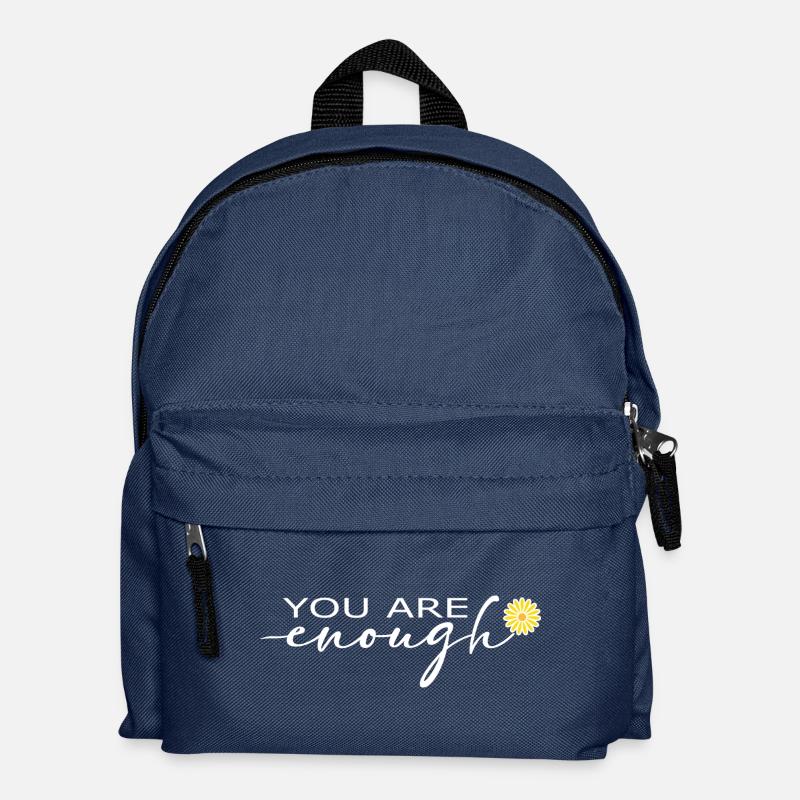 Positive Vibes – Du bist genug! - Kinder Rucksack - Navy