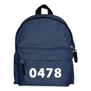 0478 Venray, Horst, Gennep, Bergen, Well, Meerlo - Kinder Rucksack - Navy - Vorne