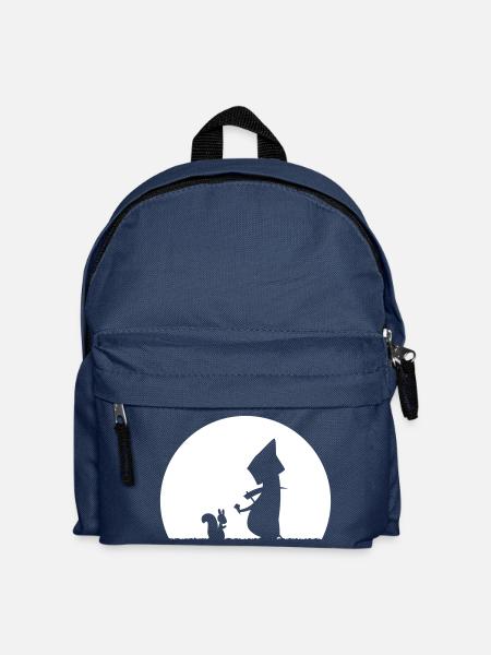 Eichhörnchen - Kinder Rucksack - Navy