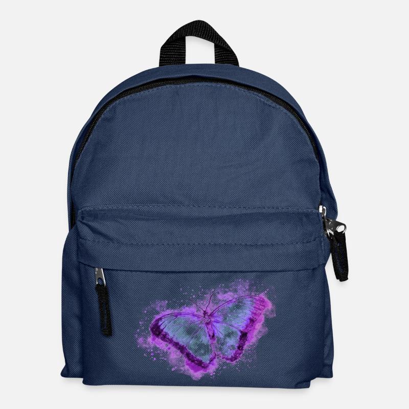 Schmetterling - Kinder Rucksack - Navy