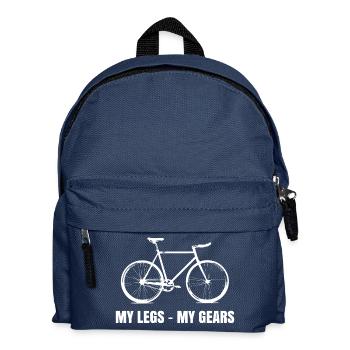 MY LEGS MY GEARS - Kids' Backpack - navy - Front