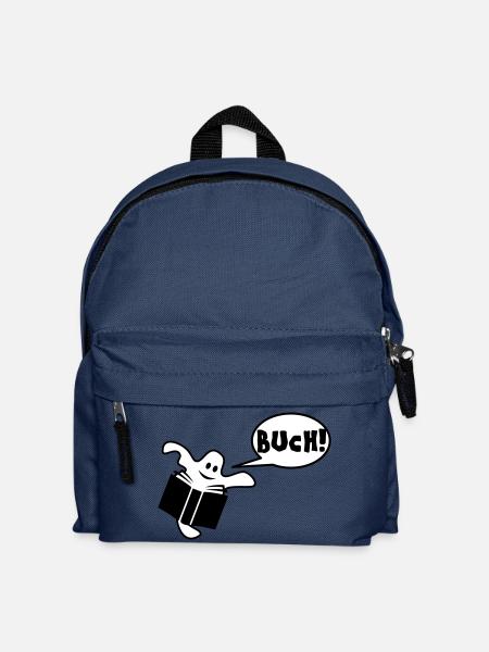 Buch - Kinder Rucksack - Navy