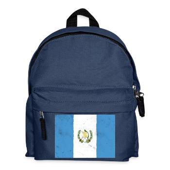 Flagge von Guatemala – Stolz von Mittelamerika - Kinder Rucksack - Navy - Vorne