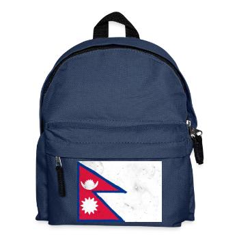 Flag of Nepal - Kids' Backpack - navy - Front