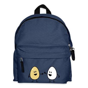 eggs - Kids' Backpack - navy - Front