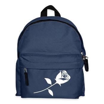 A rose - Kids' Backpack - navy - Front