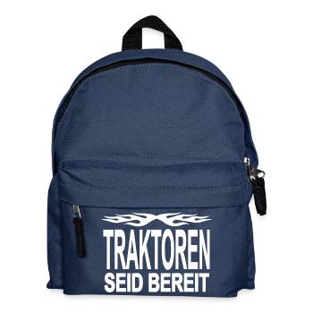 Traktor - Kinder Rucksack - Navy - Vorne