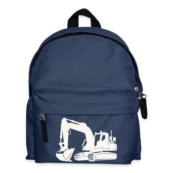 Excavatrice - Sac à dos Enfant - bleu marine - Devant