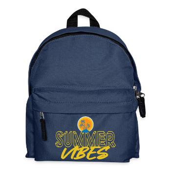 Summer vibes - Kids' Backpack - navy - Front