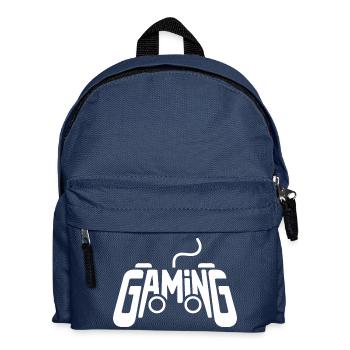 Gaming Controller Gamer Videospiel Controller - Kinder Rucksack - Navy - Vorne