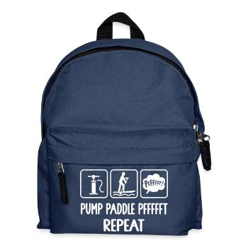 Stand Up Paddling, Stand Up Paddle, SUP Paddler, - Kids' Backpack - navy - Front