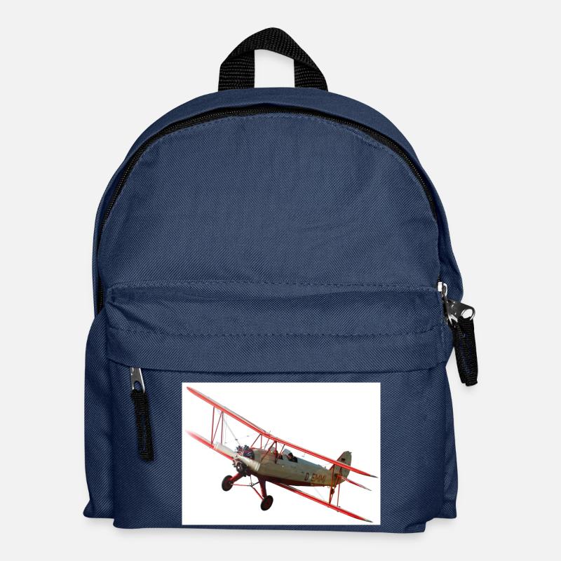 Doppeldecker - Kinder Rucksack - Navy