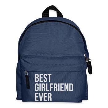 BEST GIRLFRIEND EVER - Kids' Backpack - navy - Front