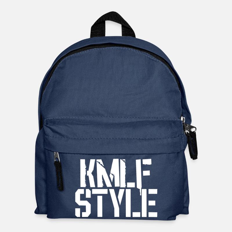 KMLF-STYLE-White - Sac à dos Enfant - bleu marine