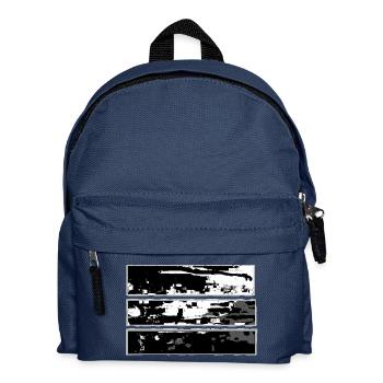 abstract landscape - Kids' Backpack - navy - Front