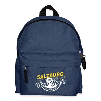 Salzbourg, comme New York, est très différente. - Sac à dos Enfant - bleu marine - Devant